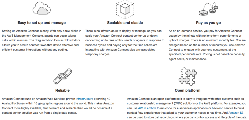 Amazon Connect 的優勢