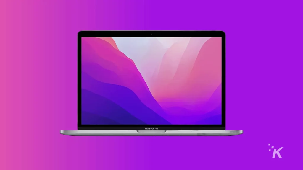 macbook pro m2 de frente