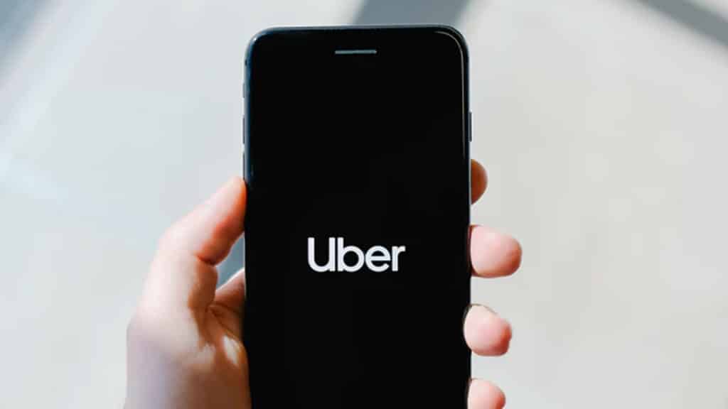 aplicación uber en iphone