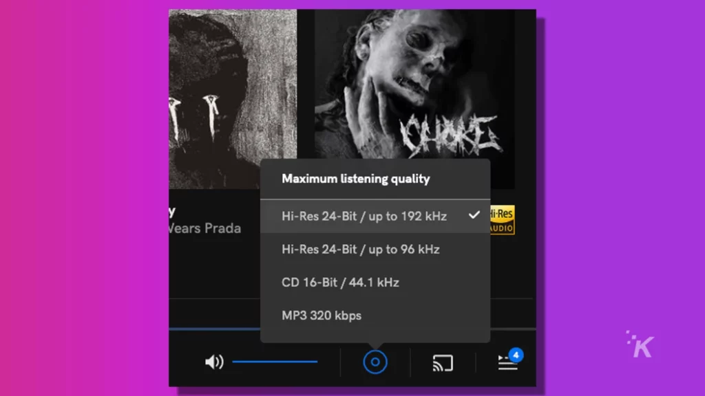 streaming de muzică hi-fi