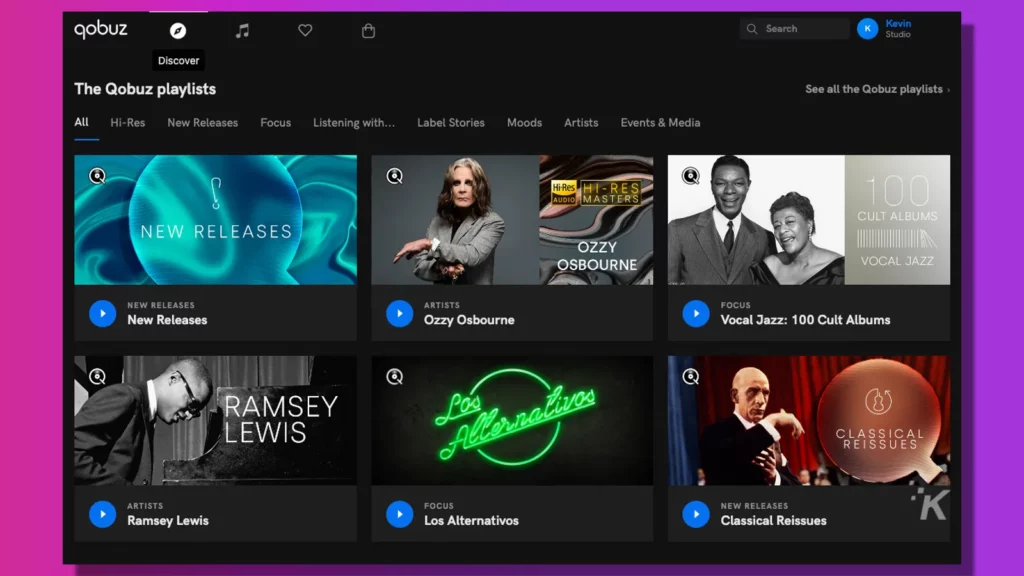 qobuz playlisturi muzica hi-fi-streaming