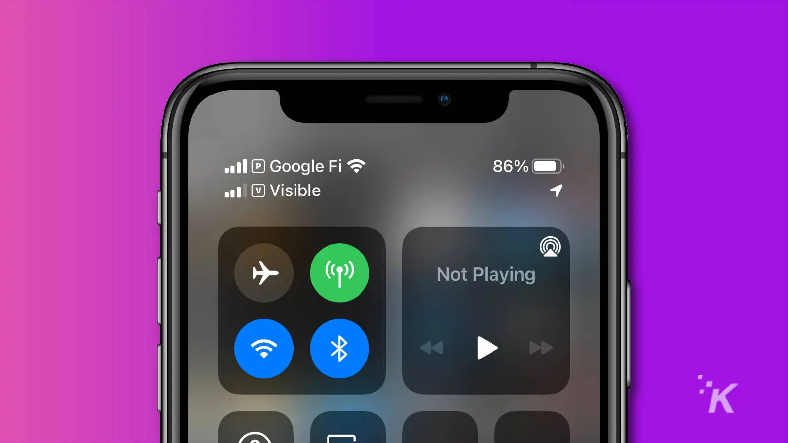 Centrul de control ios