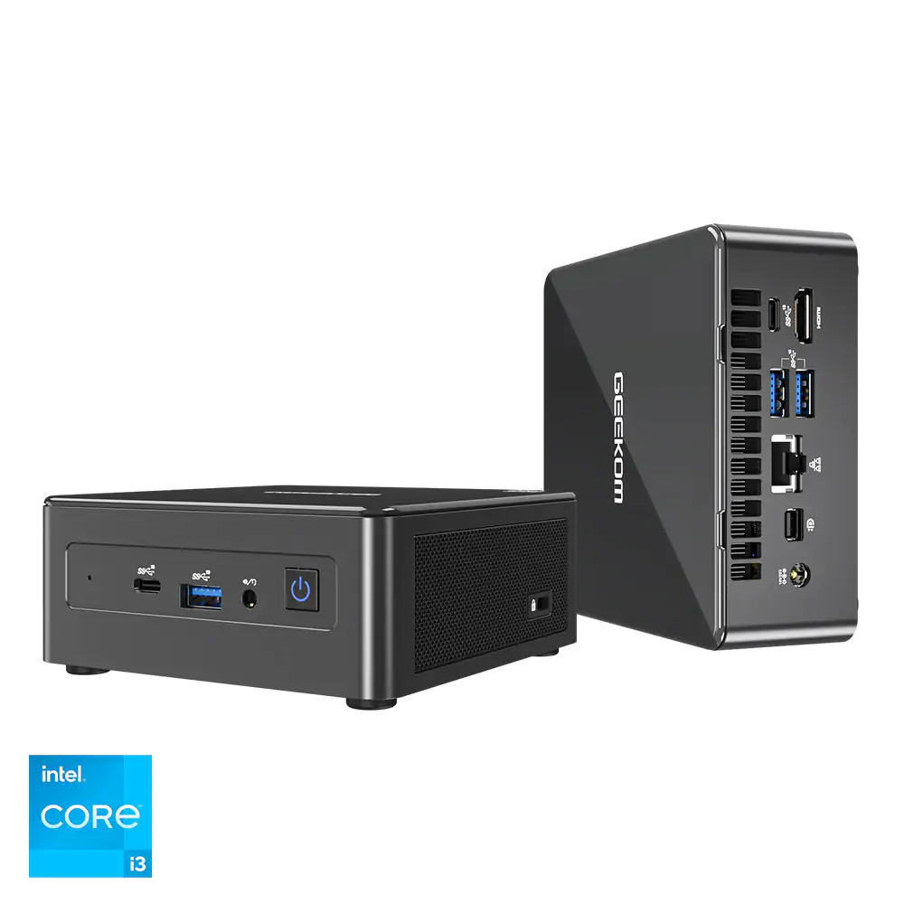 GEEKOM Mini IT8 SE Intel Core i3-Produktaufnahme der 8. Generation