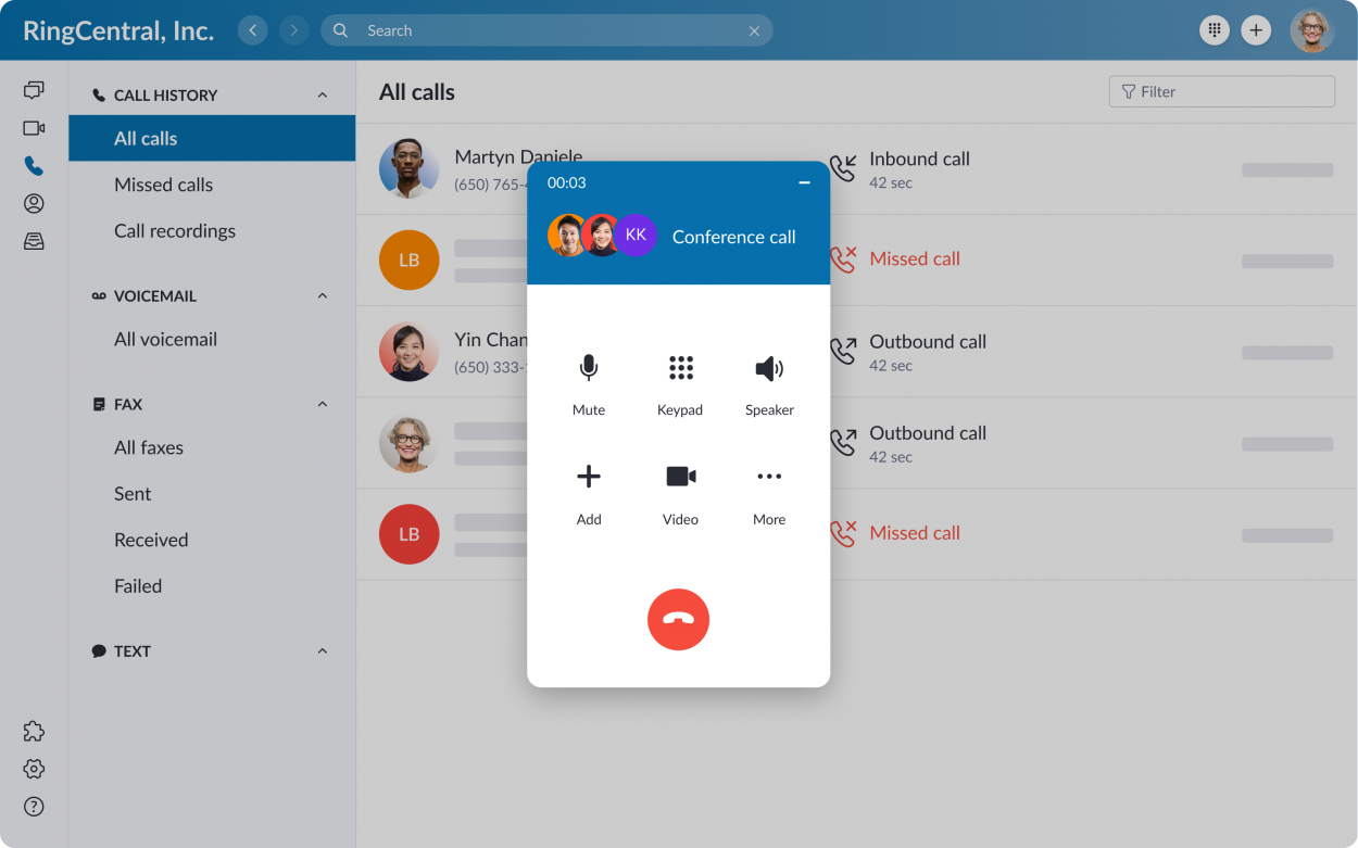 Приложение RingCentral