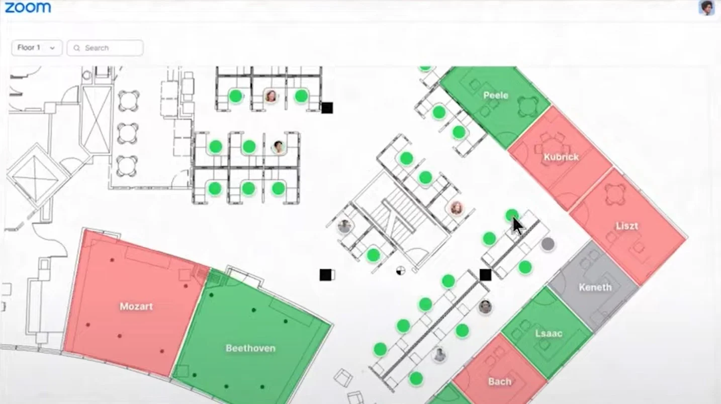 Reserva de espaço de trabalho