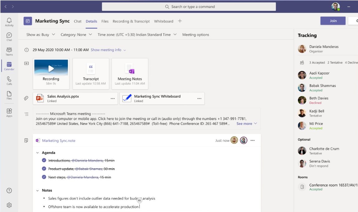 Microsoft Teams-Chat