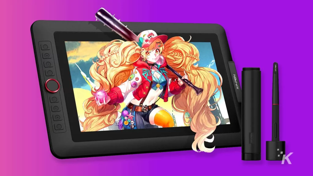 Artist 13.3 Pro Tablet con sfondo viola