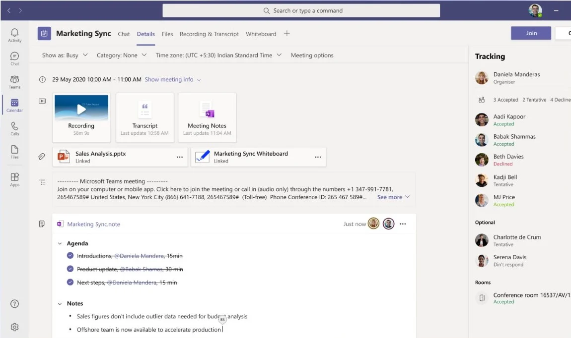 Microsoft Teams チャット