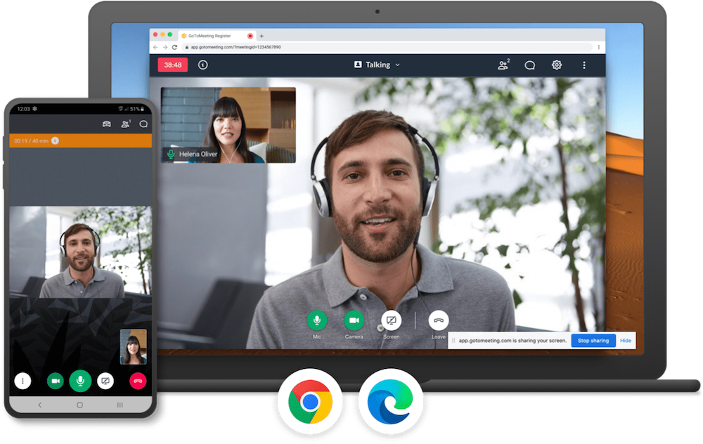 Interfaccia GoToMeeting