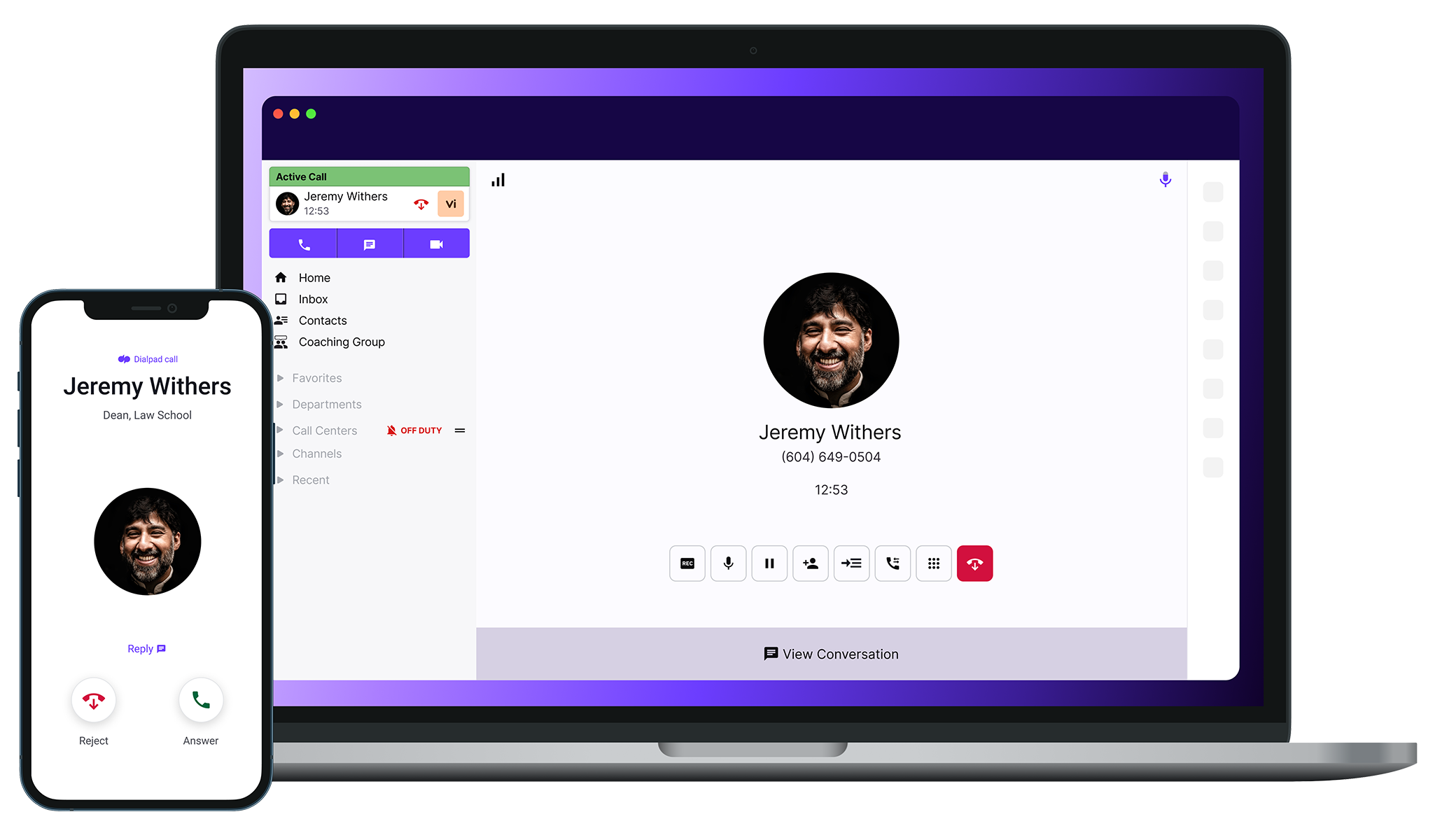 Dialpad Talk-Dashboard