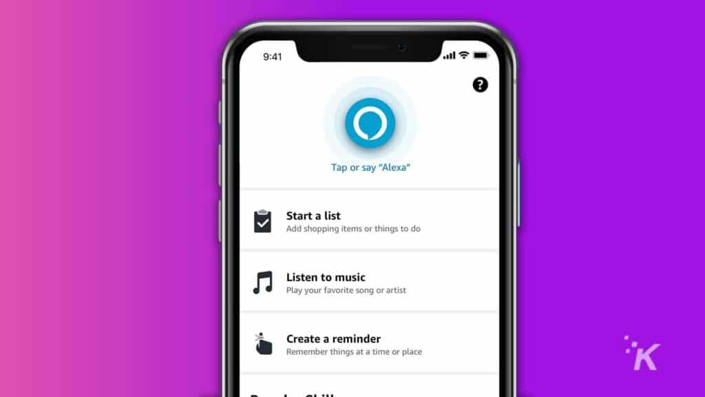 Alexa-App auf dem iPhone