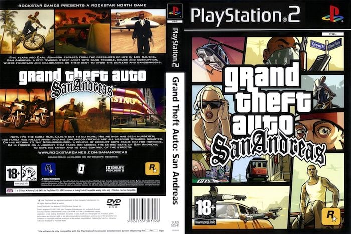 PS2: I love you! 20 years, 20 facts about the PlayStation 2 - ps2 Grand Theft Auto San Andreas