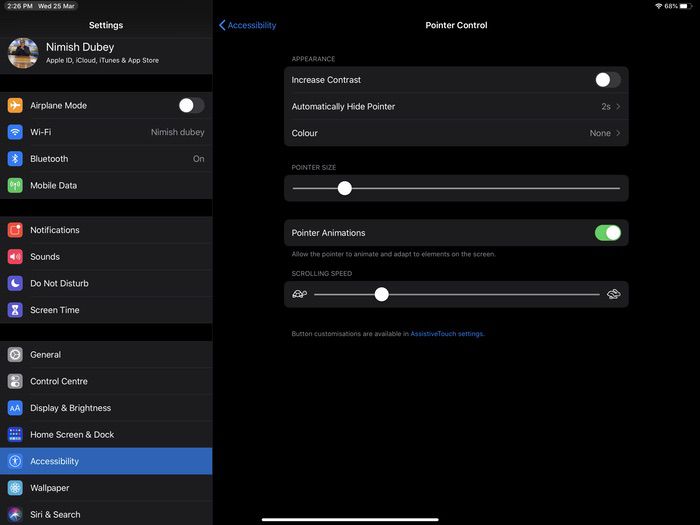 How to Set up Your Mouse on the iPad [iOS 13.4+] - PointerControl Options