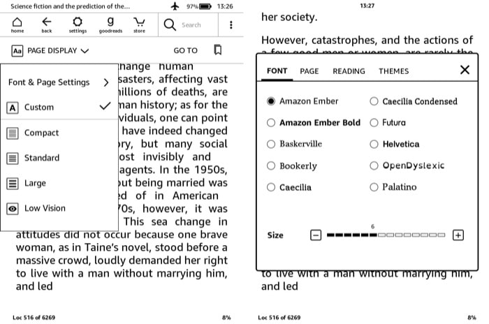 15 Kindle Tips and Tricks You Should Know - Change Text Font Size