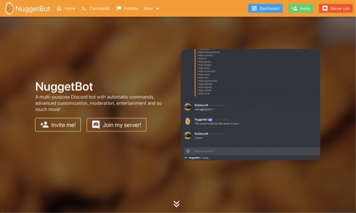 Top 10 Useful Discord Bots to Manage Your Server in 2022 - NuggetBot Discord Bot