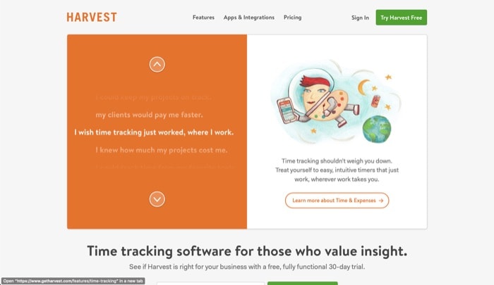 Harvset-Time-Tracking-App