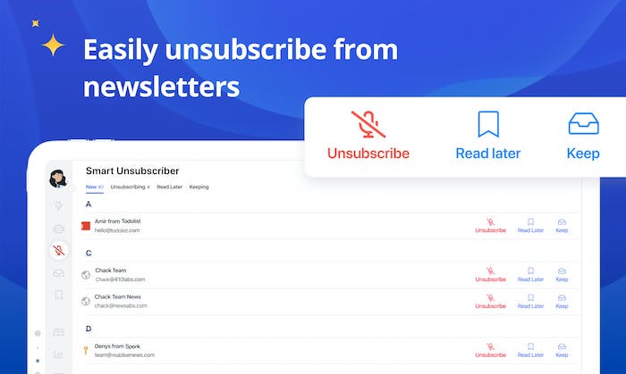 How to unsubscribe from emails - Inbox Decluttering done right - clean email