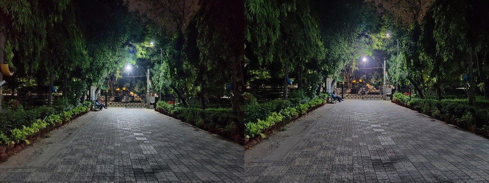 So are the OnePlus 8 cameras better than the 7T? - op8 vs 7t nightscape