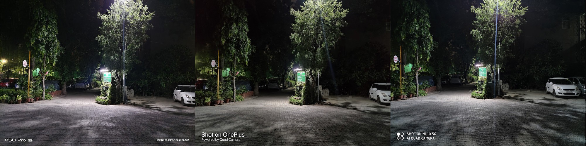 Night Mode Shootout: Vivo X50 Pro vs OnePlus 8 Pro vs Xiaomi Mi 10 - Signpost 1