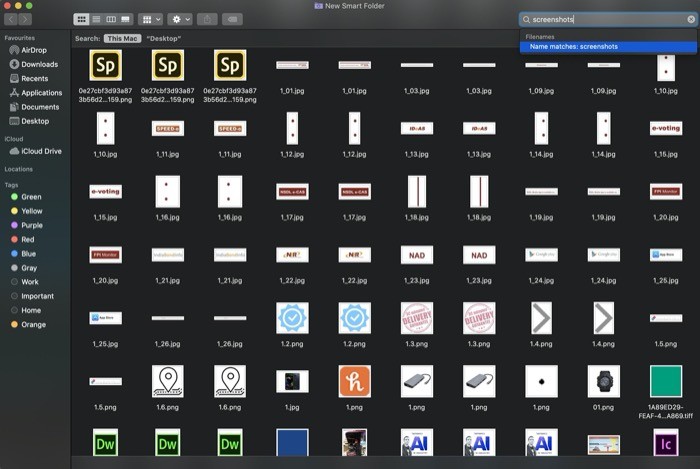 Create a Smart Folder