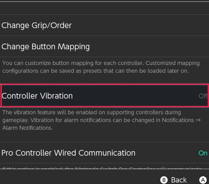 Controller Vibration