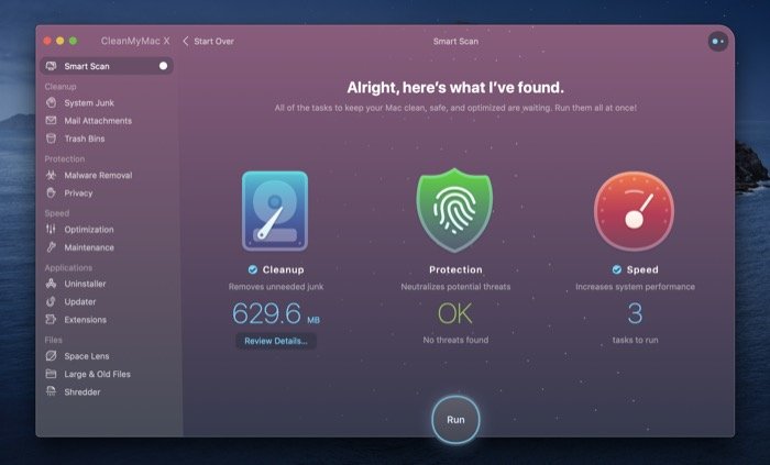 Cleanmymac Smart Scan