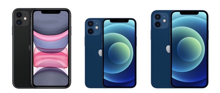 iPhone 11 vs iPhone 12 vs iPhone 12 mini