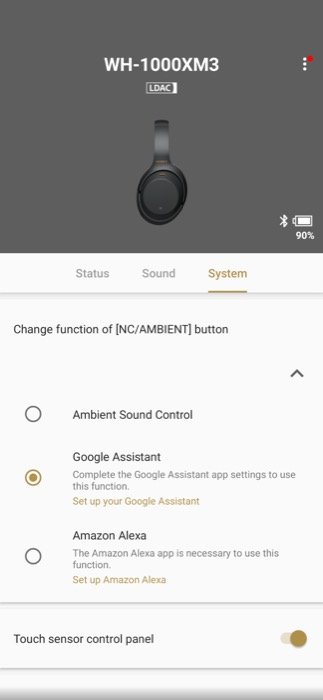 Select voice assistant