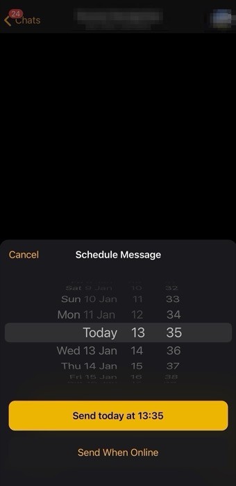 Schedule messages Telegram