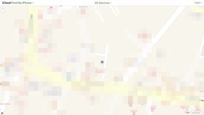 Locate AirPods (using iCloud website) 