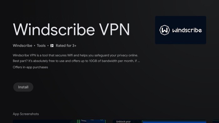 Installing VPN on Android TV