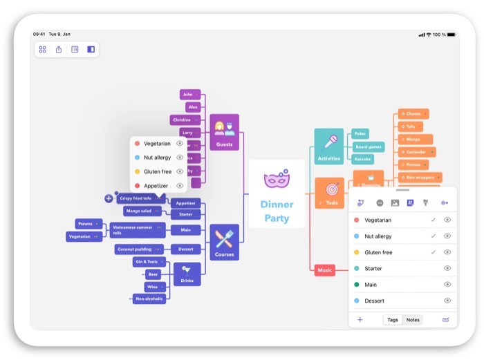 Mac productivity apps — MindNode