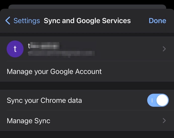 Sync Chrome data between computer and phone