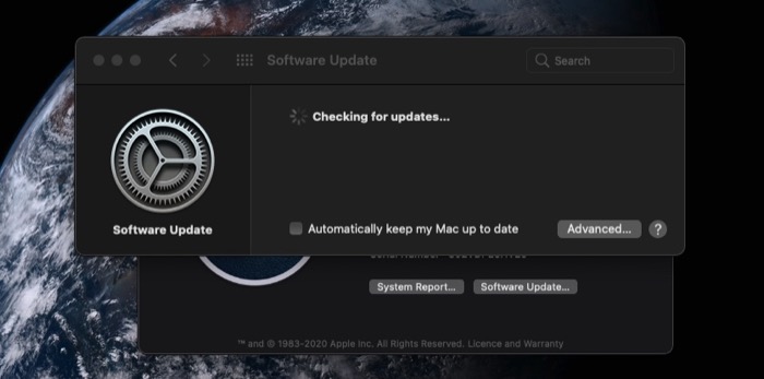 update macOS software