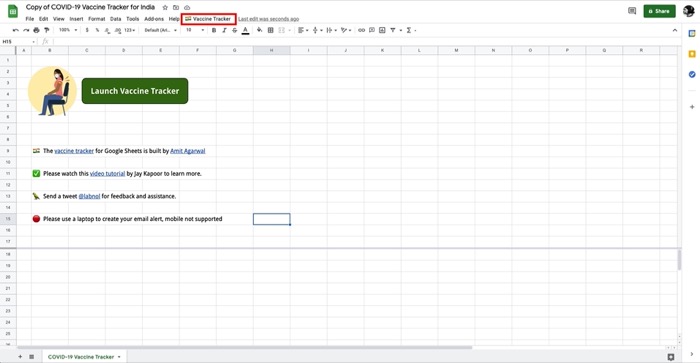 COVID-19 vaccine tracker