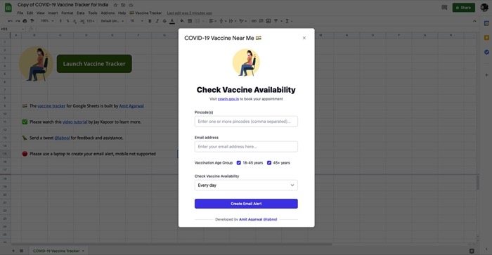 COVID-19 vaccine tracker