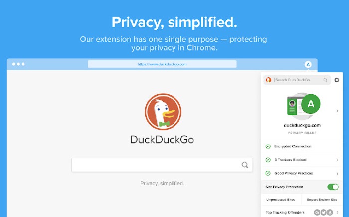 DuckDuckGo extension