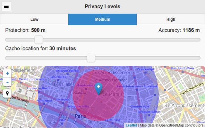 spoofing location on Chrome with Location Guard