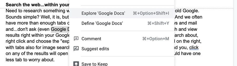 Using Google Docs for Writing? Ten Tips to Speed Things Up! - SearchTheWeb