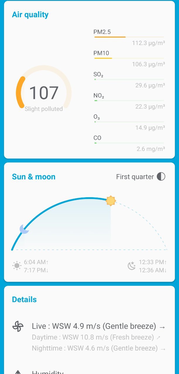 geometric weather app