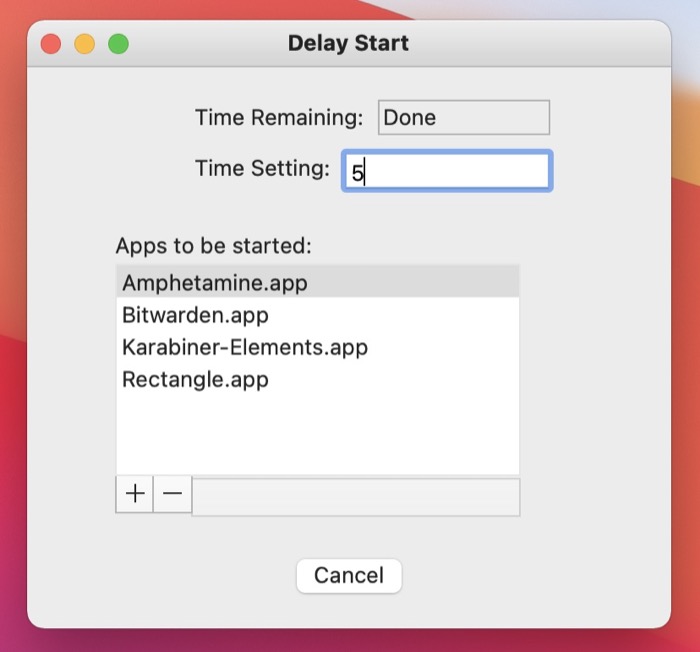 delay Mac startup programs using Delay Start