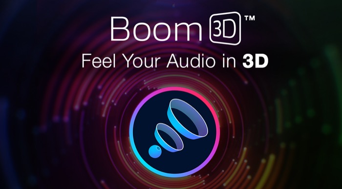 Boom 3D desktop