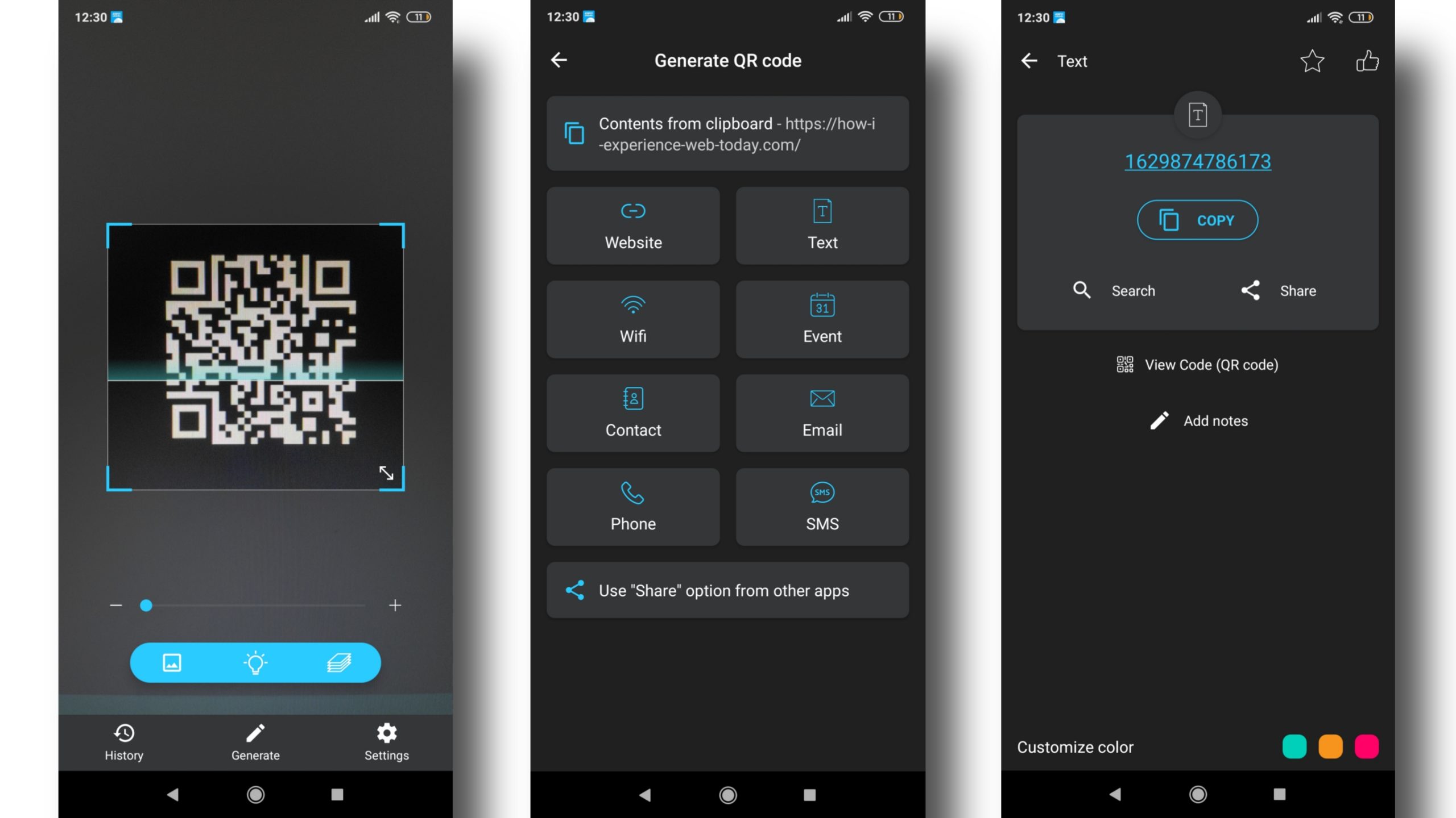 QR easy QR code scanner android