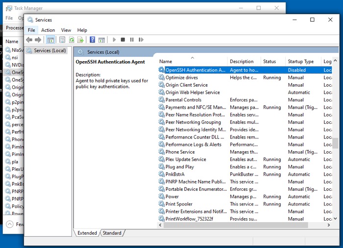 configuring SSH on Windows