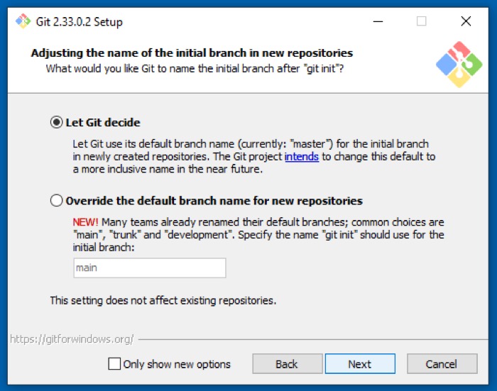 installing Git on Windows