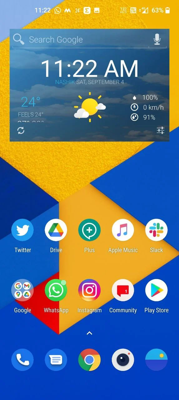 1weather widget