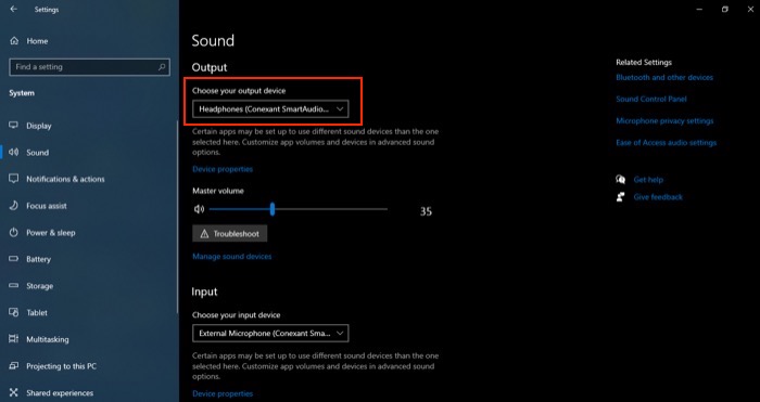 disable audio enhancements