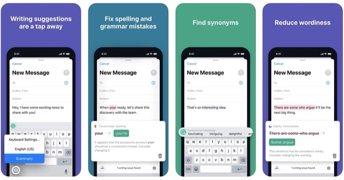 Grammarly Safari extension