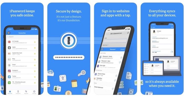 1Password Safari extension