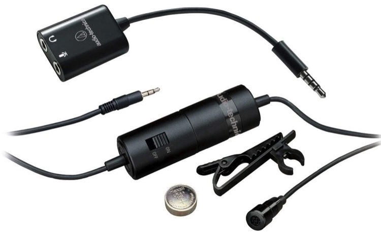 audio-technica ATR3350xiS omni condenser microphone